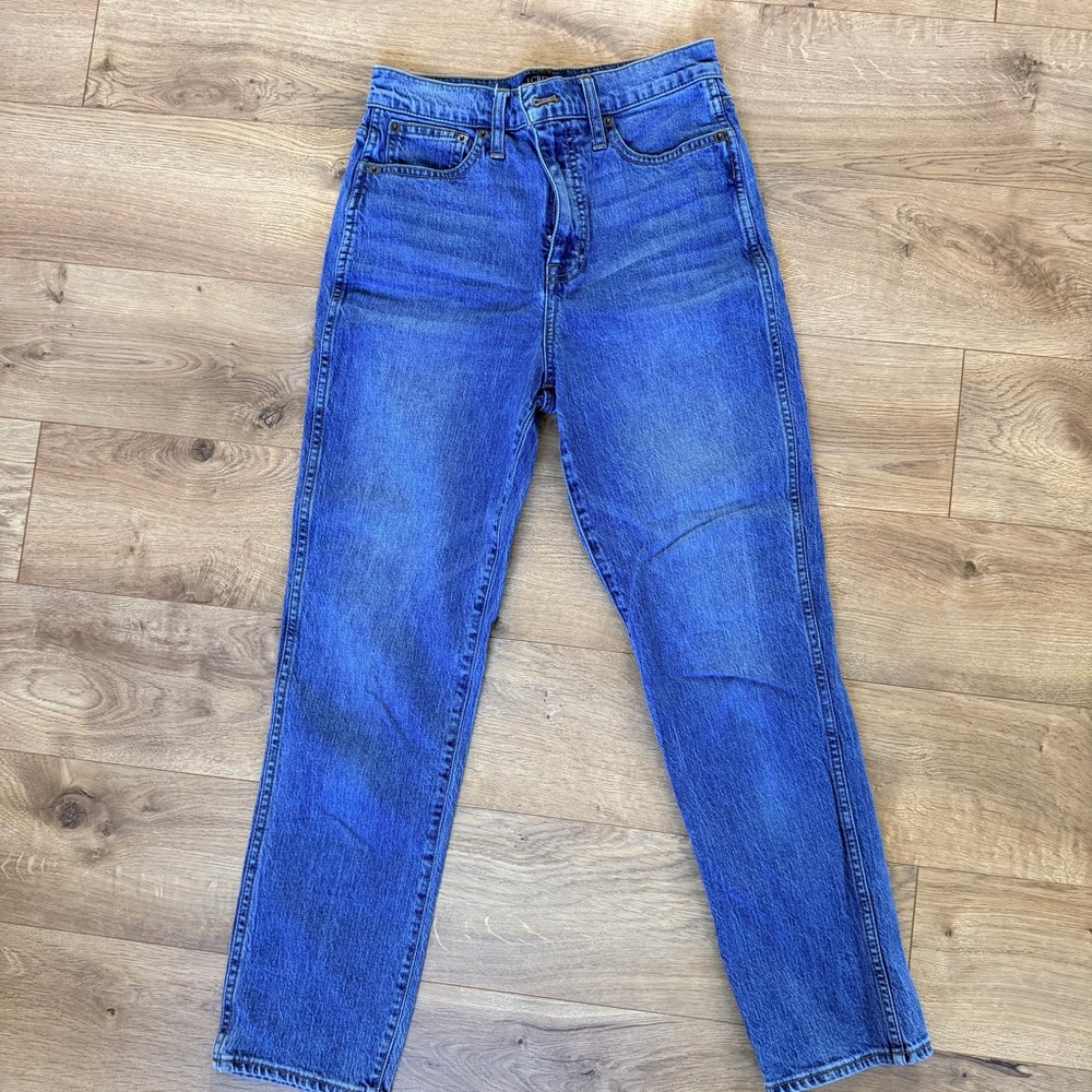 J. Crew High-Rise Vintage Blue Jeans